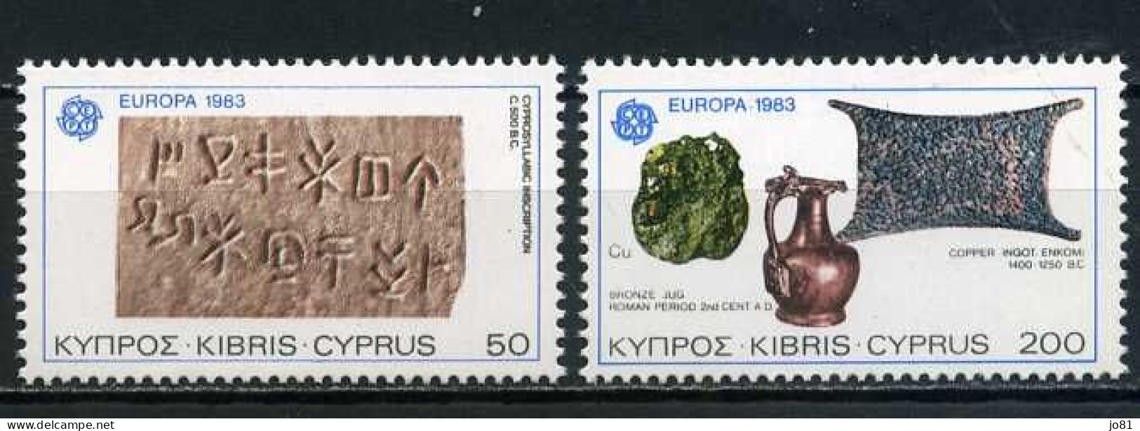 Chypre YT 577-578 Neuf Sans Charnière XX MNH Europa 1983 - Neufs