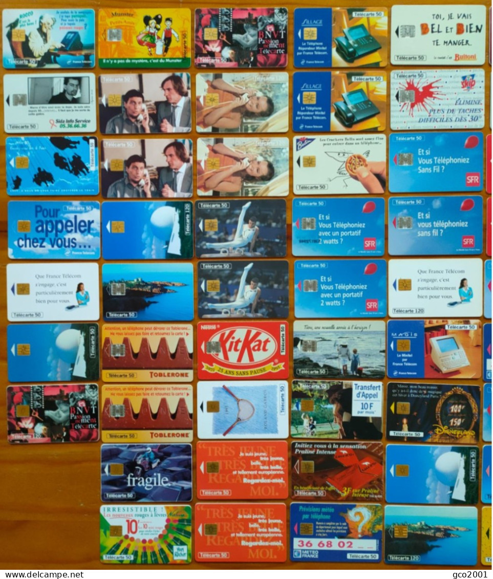 LOT / COLLECTION 97 TELECARTES PUBLIQUES FRANCE DIFERENTES DE 1995 - 1995