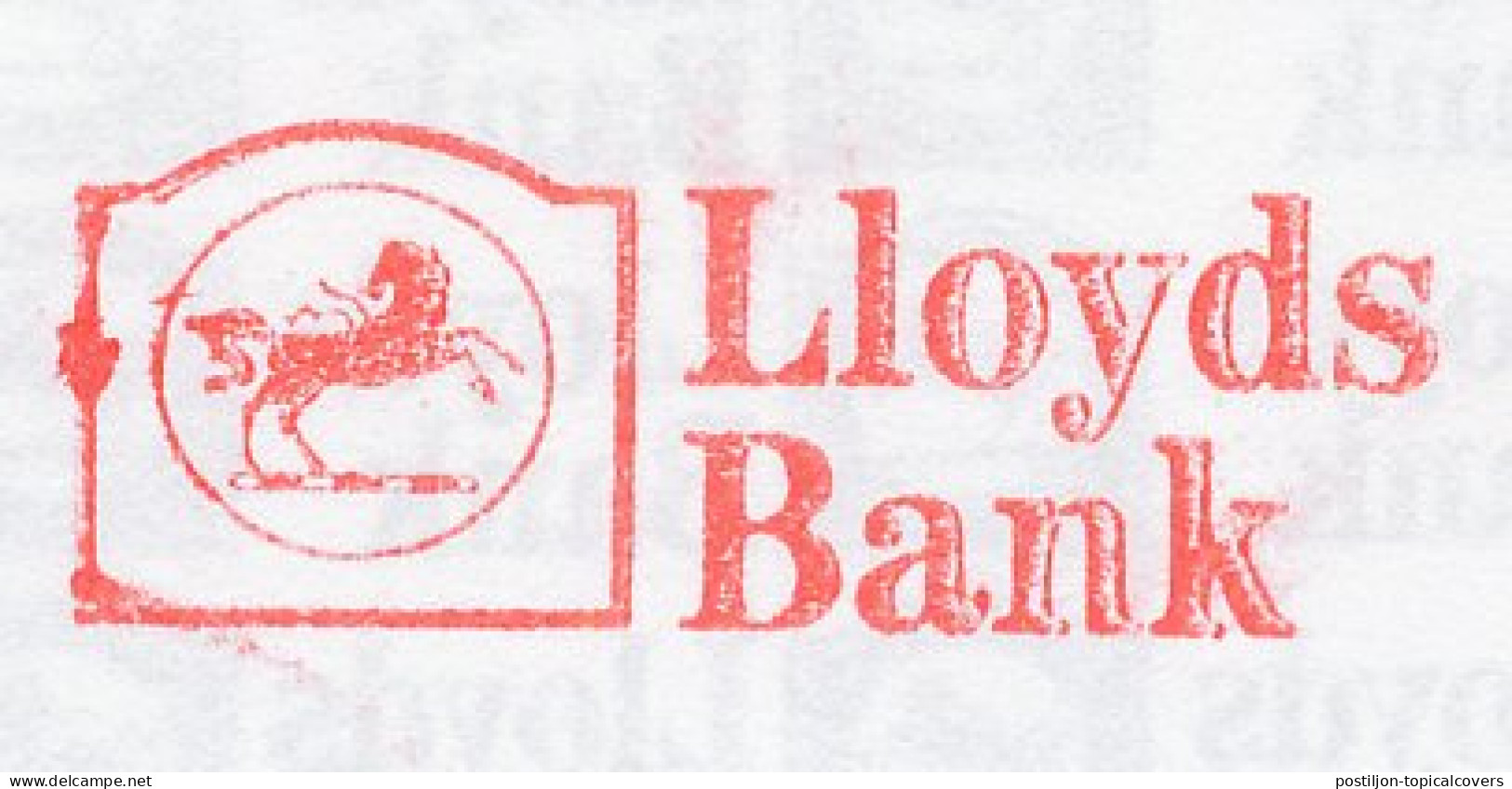 Meter Cut Belgium 1995 Horse - Lloyds Bank - Ippica