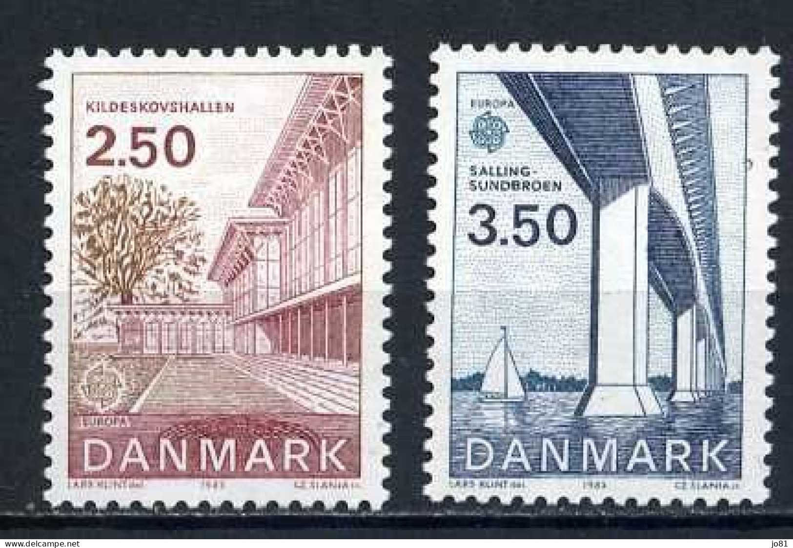 Danemark YT 784-785 Neuf Sans Charnière XX MNH Europa 1983 - Ongebruikt