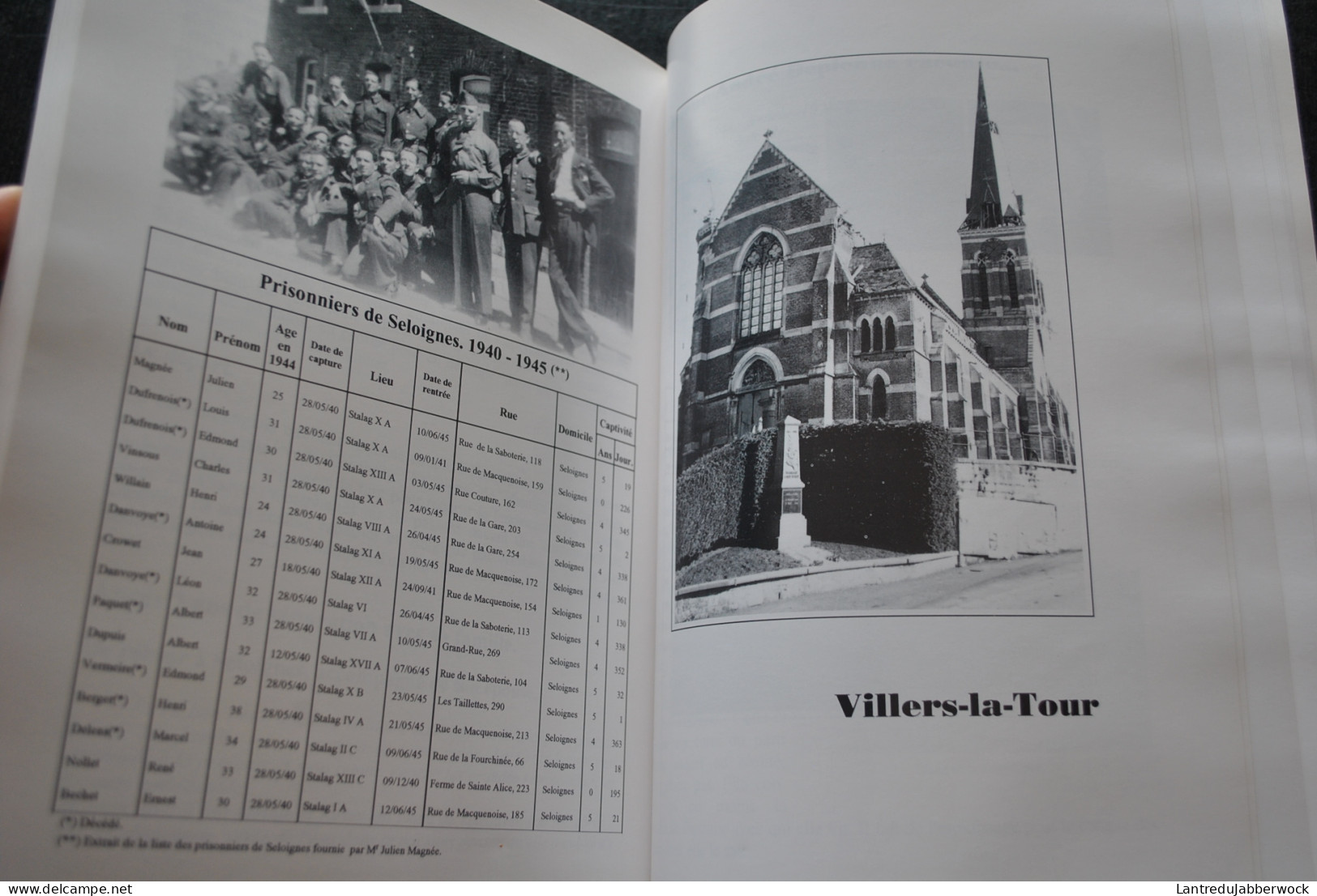 André NICOLAS DEPIENNE CENDRON 44 La Neuville Aux Joutes Forge-Philippe Seloignes Villers-La-Tour Libération WW2 40 45 - Guerra 1939-45