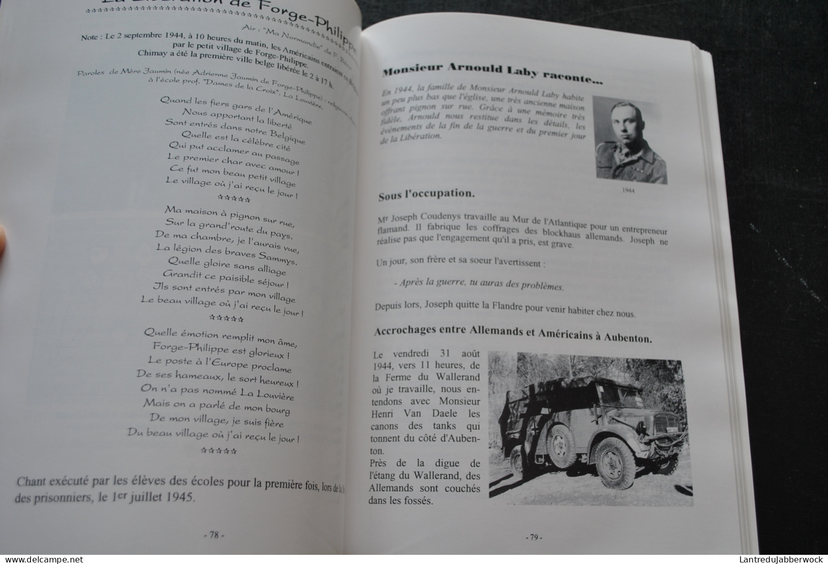 André NICOLAS DEPIENNE CENDRON 44 La Neuville aux Joutes Forge-Philippe Seloignes Villers-La-Tour Libération WW2 40 45