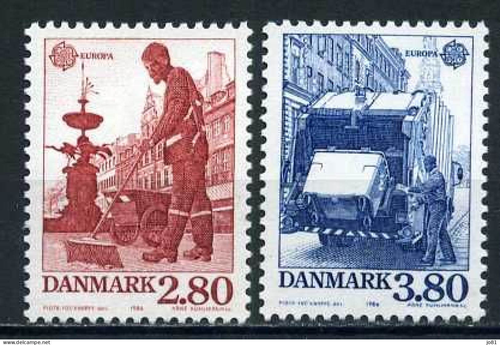 Danemark YT 881-882 Neuf Sans Charnière XX MNH Europa 1986 - Ongebruikt