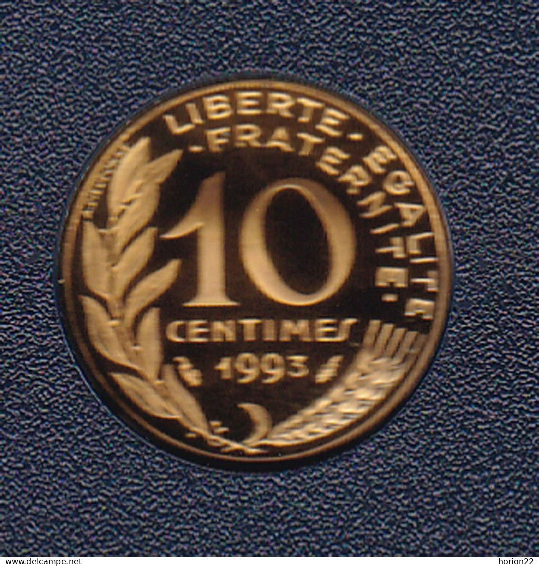 10 CENTIMES REPUBLIQUE 1993 ISSUE DU COFFRET BE - 10 Centimes