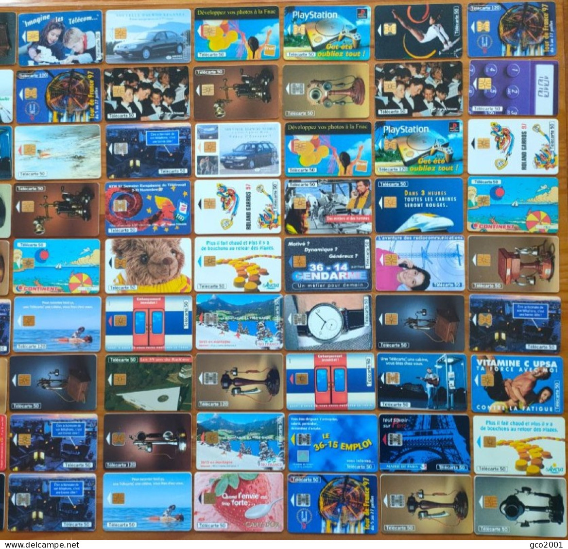 LOT / COLLECTION 108 TELECARTES PUBLIQUES FRANCE DIFERENTES DE 1997 - 1997