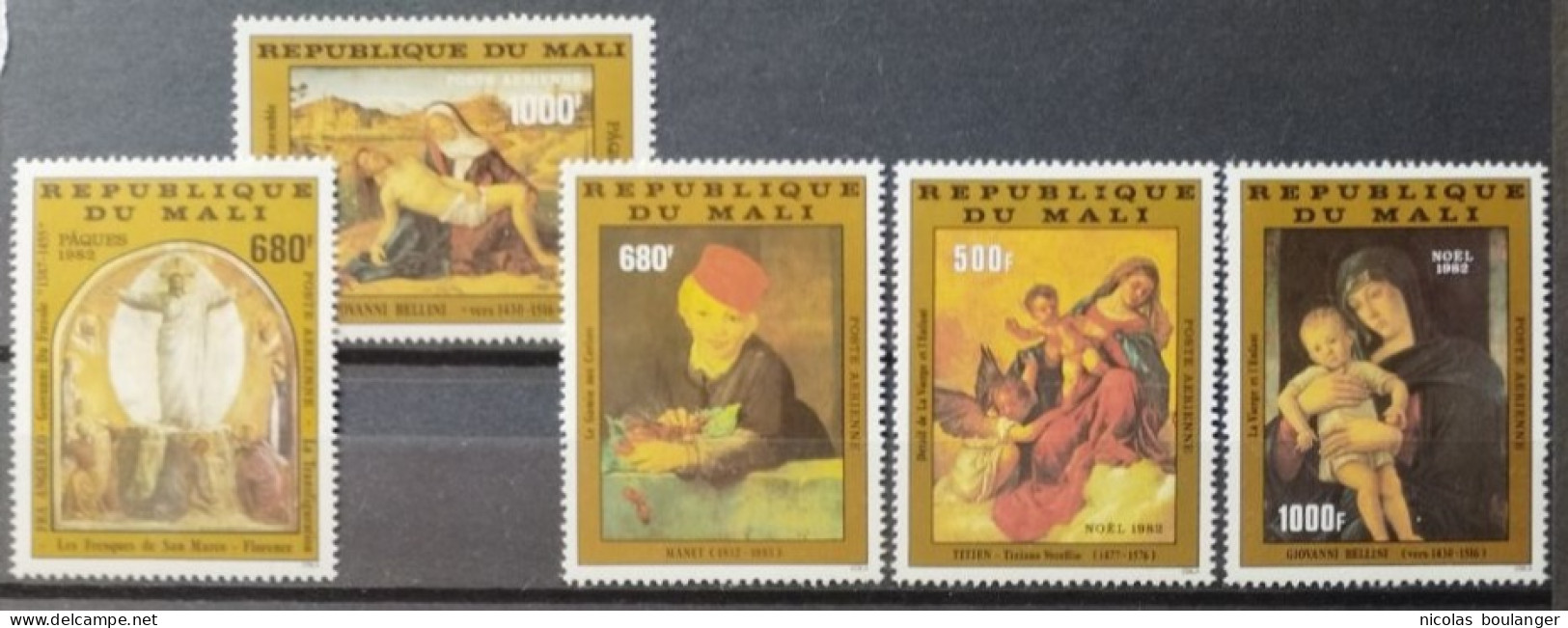 Mali 1982 / Yvert Poste Aérienne N°447-448 + 457 + 458-459 / ** - Mali (1959-...)