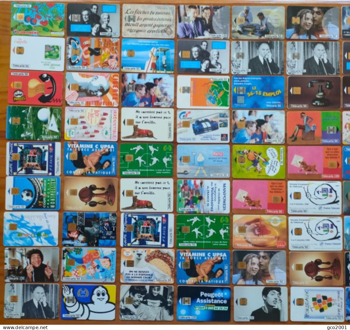 LOT / COLLECTION 108 TELECARTES PUBLIQUES FRANCE DIFERENTES DE 1998 - 1998