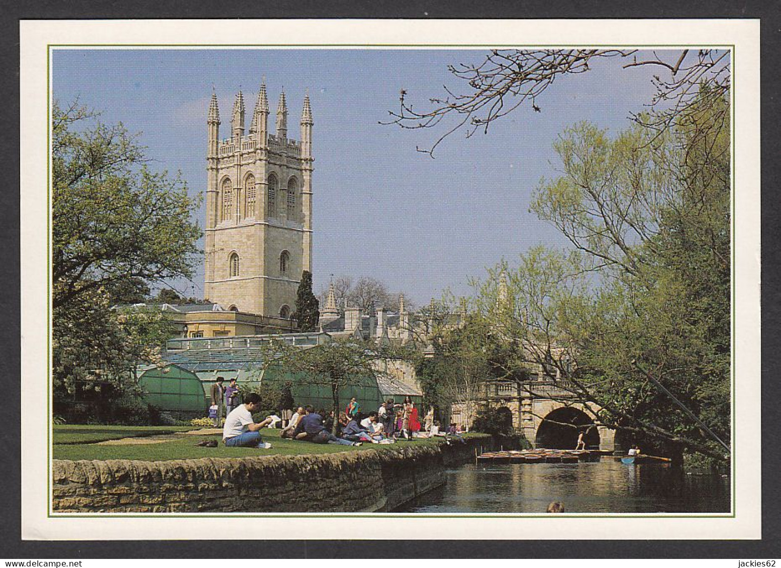 111108/ OXFORD, Magdalen Tower And Bridge  - Oxford