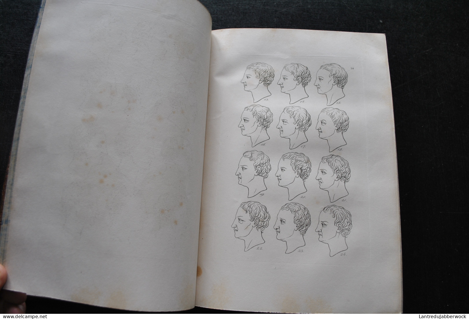 LAVATER La Physiognomonie ou l'art de connaître les hommes d'après les traits de leur physionomie 1841 Planches Gravures