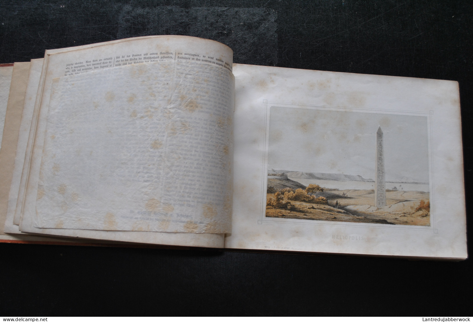 BERNATZ ROTH Album De La Terre Sainte Album Des Heiligen Landes Album Of The Lands Of The Bible 1858 Gravures Couleurs - 1801-1900