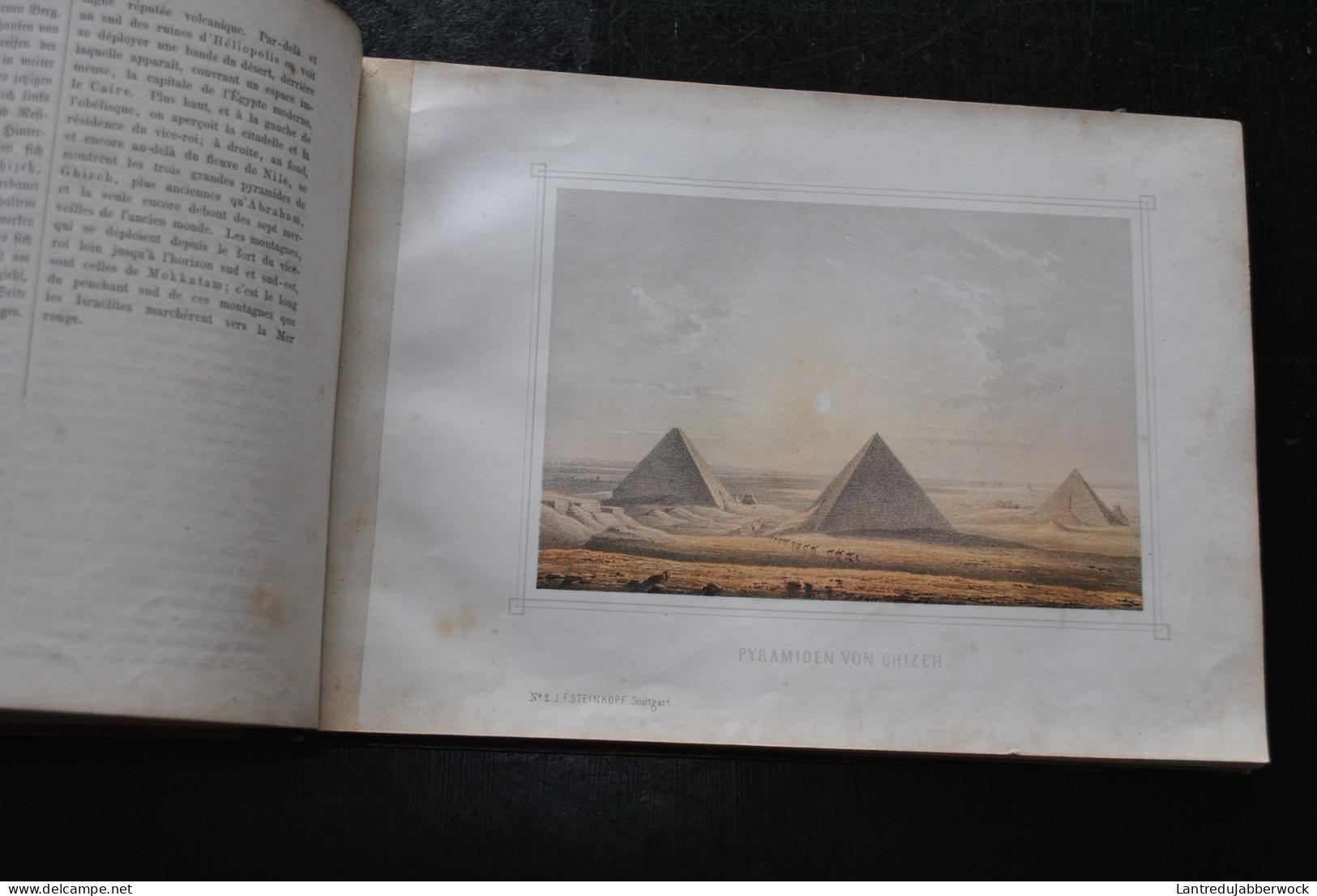 BERNATZ ROTH Album De La Terre Sainte Album Des Heiligen Landes Album Of The Lands Of The Bible 1858 Gravures Couleurs - 1801-1900