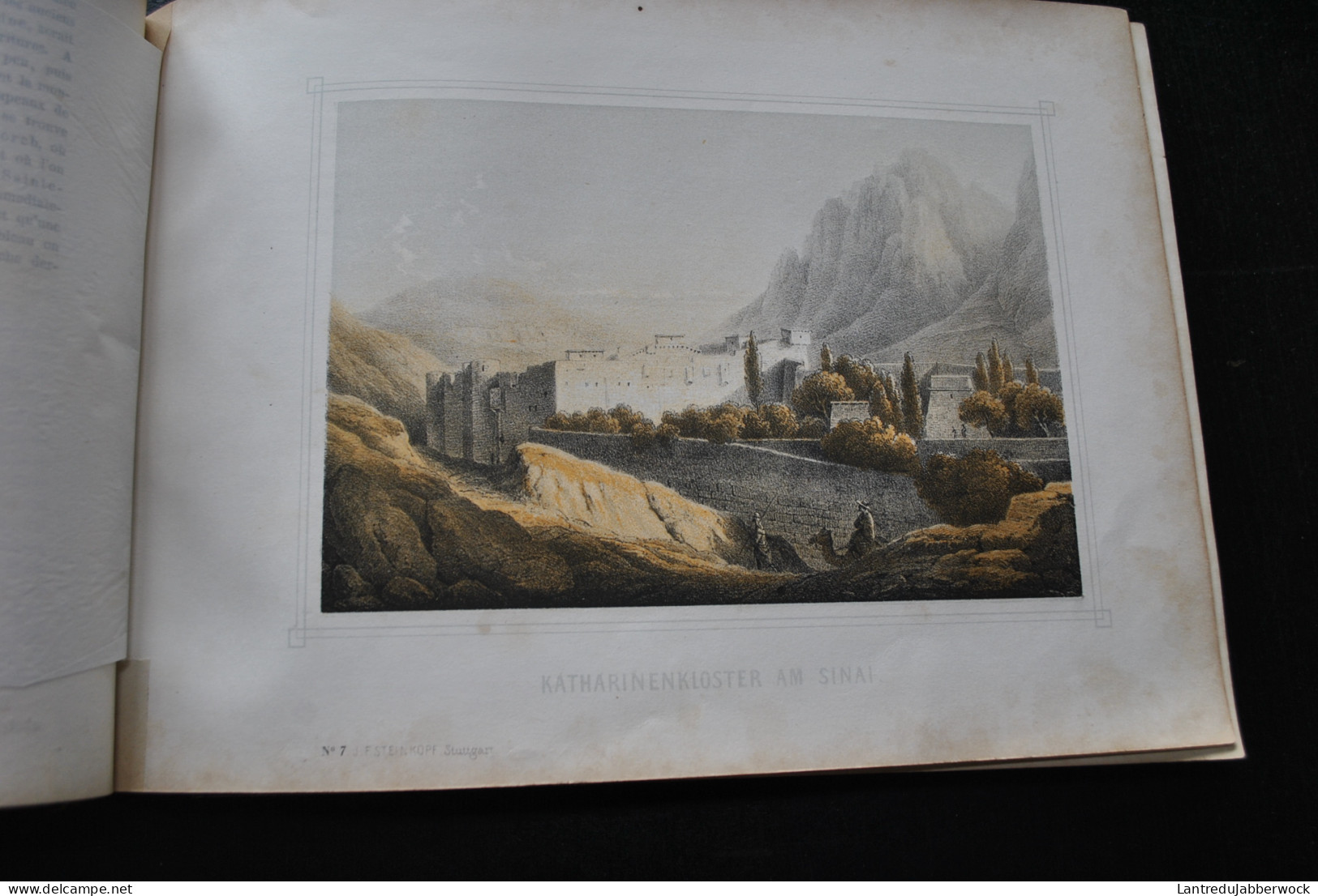 BERNATZ ROTH Album de la Terre Sainte Album des heiligen Landes Album of the Lands of the Bible 1858 Gravures Couleurs