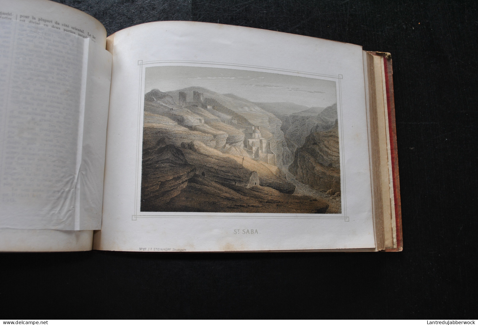 BERNATZ ROTH Album de la Terre Sainte Album des heiligen Landes Album of the Lands of the Bible 1858 Gravures Couleurs