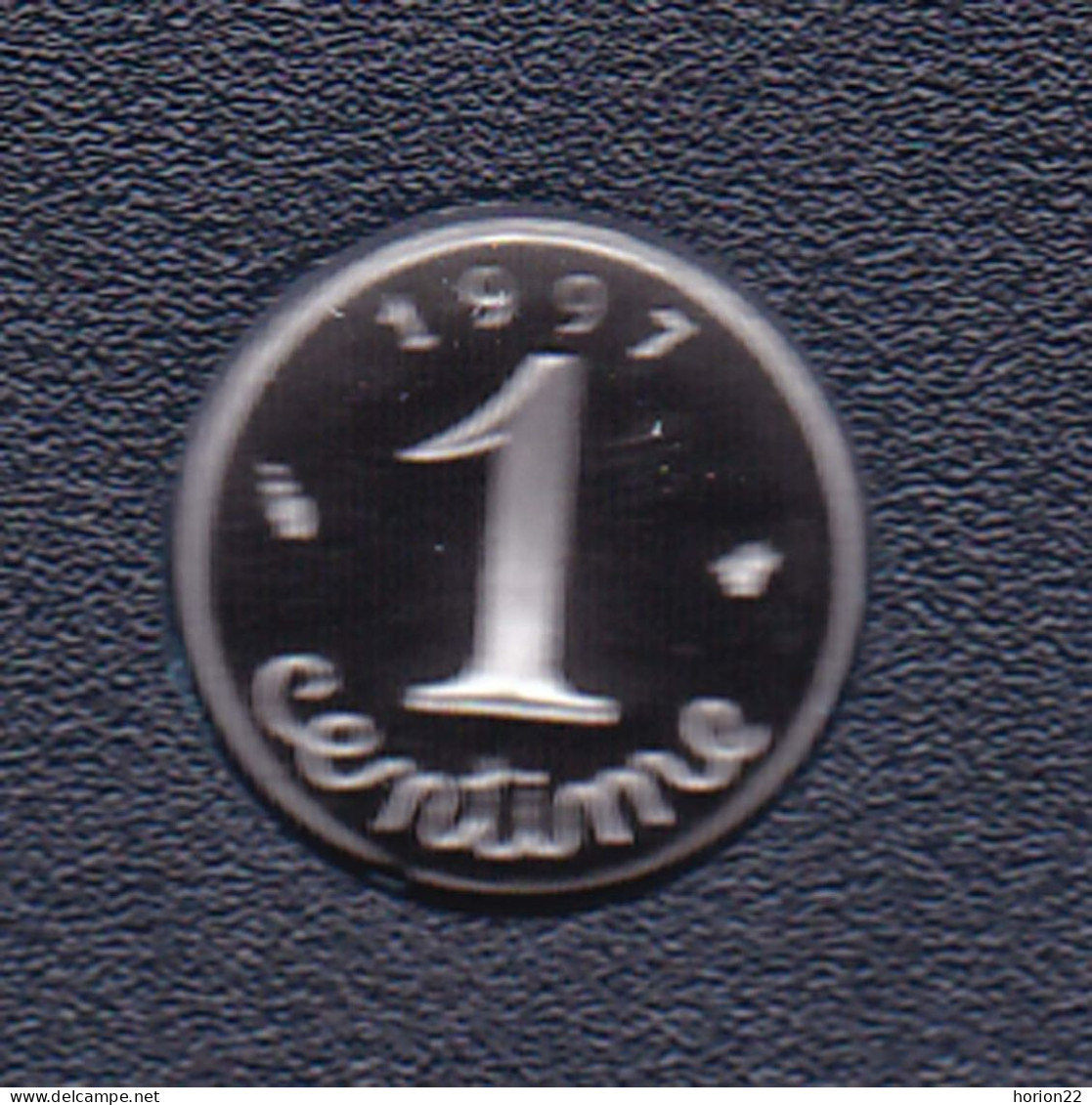 1 CENTIME EPI INOX 1997 ISSUE DU COFFRET BE - 1 Centime