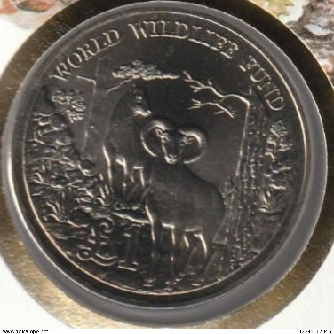 Cyprus 1986, Numisbrief, WWF, The Mouflon - Brieven En Documenten