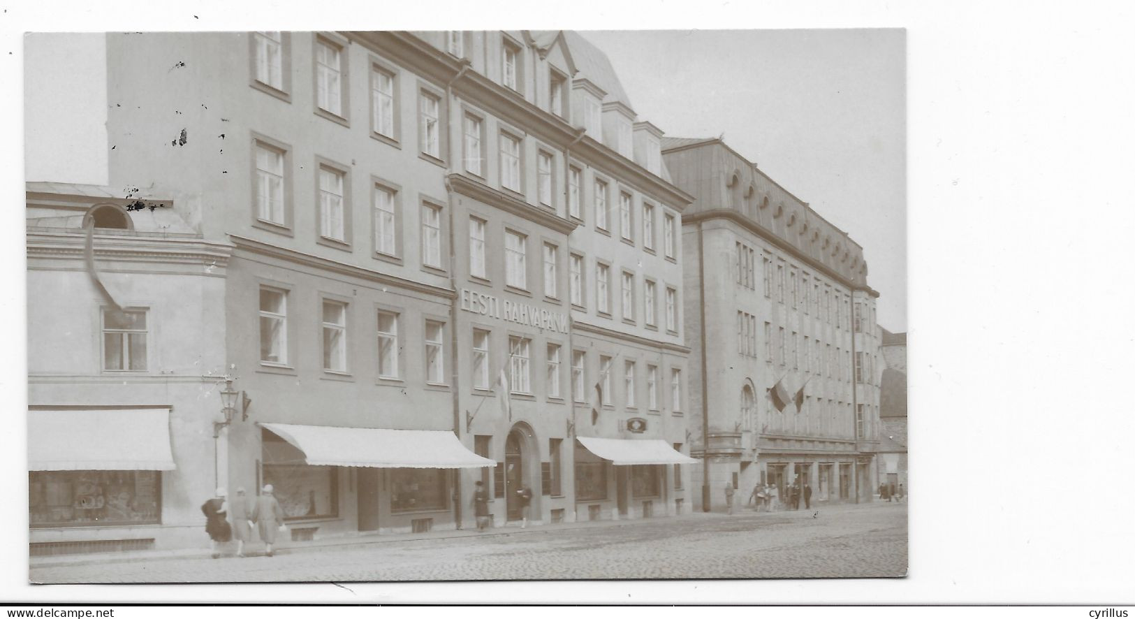 CPA - PARIKAS TALLINN 1931 - EESTI RAHVAPANK - Carte Photo - Estland