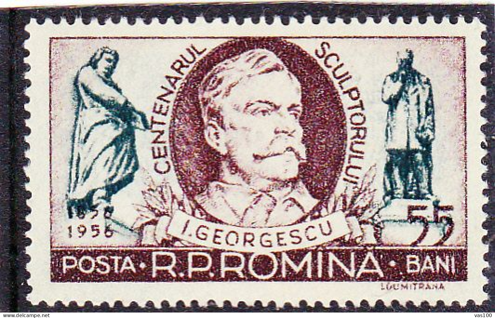 SCULPTOR I. GEORGESCU 1956  MI.Nr.1584 ,MNH ROMANIA - Unused Stamps