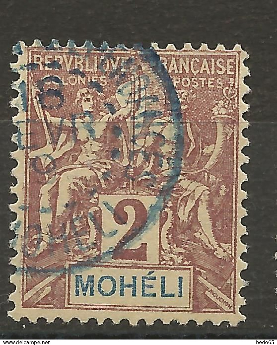 MOHELI N° 2 OBL / Used - Used Stamps