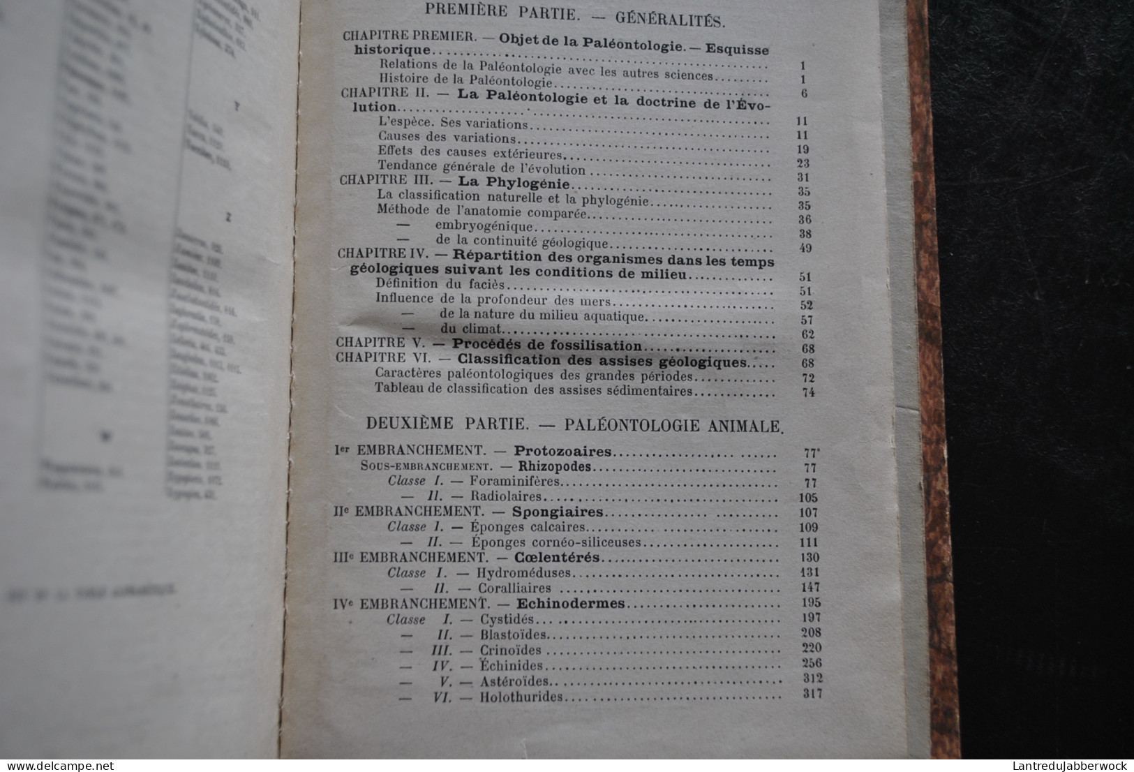 Félix BERNARD Eléments De Paléontologie Librairie Baillière Et Fils 1895 - 606 Figures Archéologie Fossiles Préhistoire  - Archeology