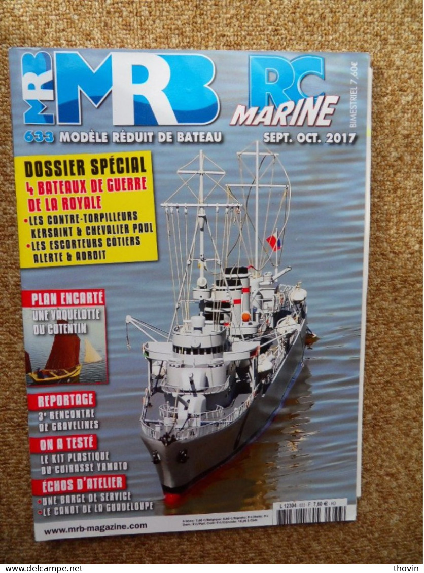 MRB  MODELE REDUIT  BATEAU N°633 De Septembre/octobre 2017 - Modellbau