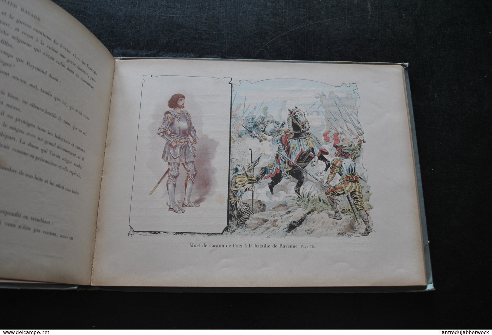 Théodore CAHU Histoire du Chevalier BAYARD racontée à mes enfants Illustrations Paul DE SEMANT Les héros de France RARE