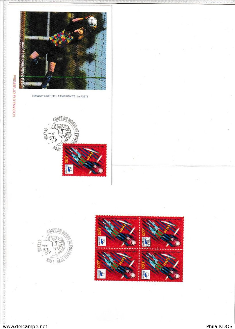 (Faciale 22.50 €)  Lot " STADES DE LA COUPE DU MONDE DE FOOTBALL " sur 10 Encarts et Enveloppes 1er jour FDC A saisir !