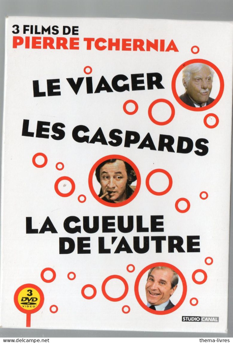 Dvd  3films De Pierre Tchernia Le Viager La Gueule  De L'autre Les  Gaspards Avec Poiret, Serrauit Etc(DVD006) - Autres & Non Classés