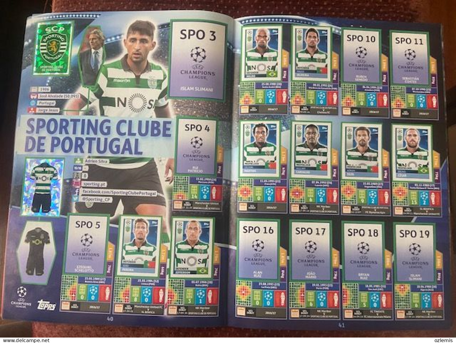 2016/17, TOPPS ,CHAMPIONS LEAGUE ,STICKER -ALBUM