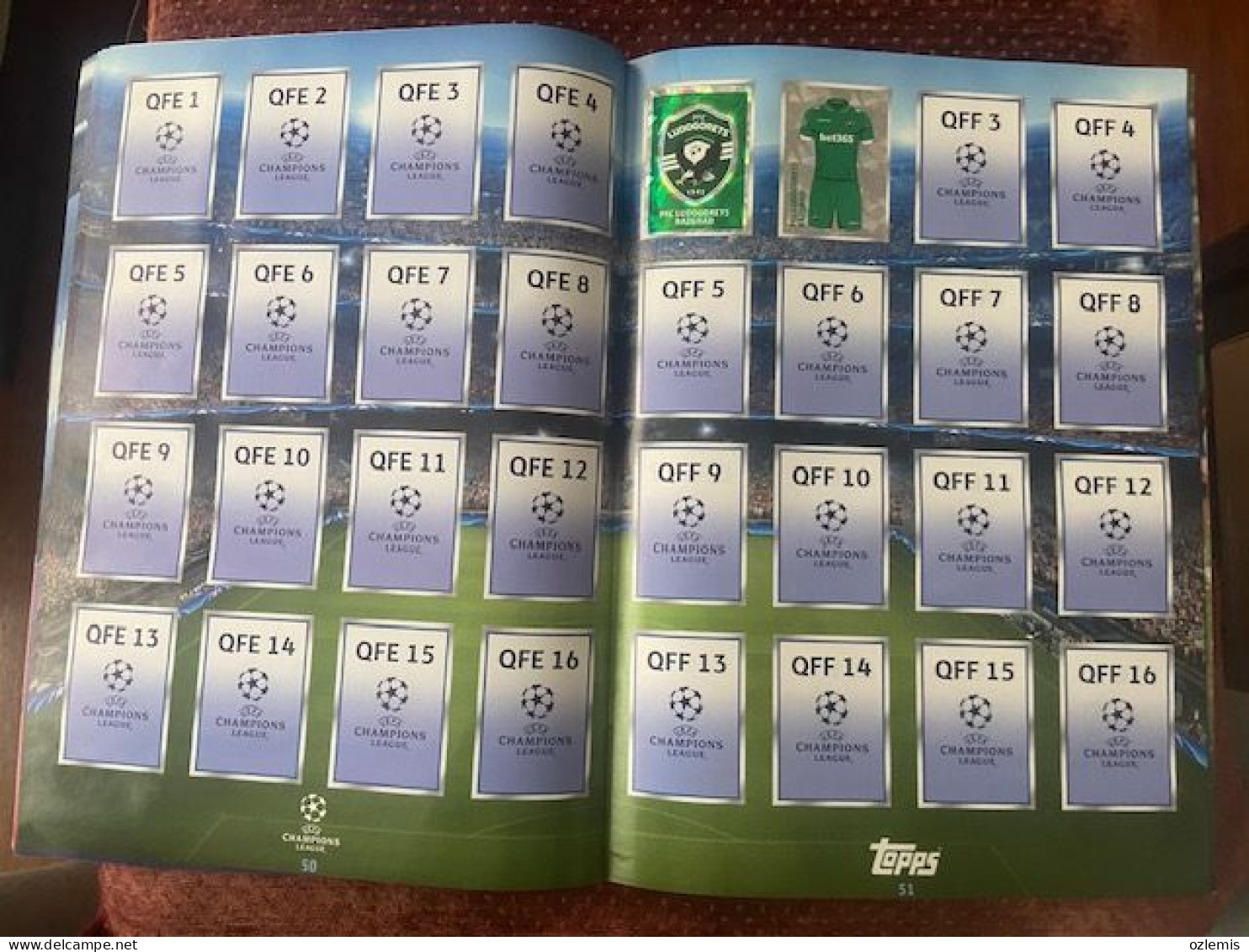 2016/17, TOPPS ,CHAMPIONS LEAGUE ,STICKER -ALBUM