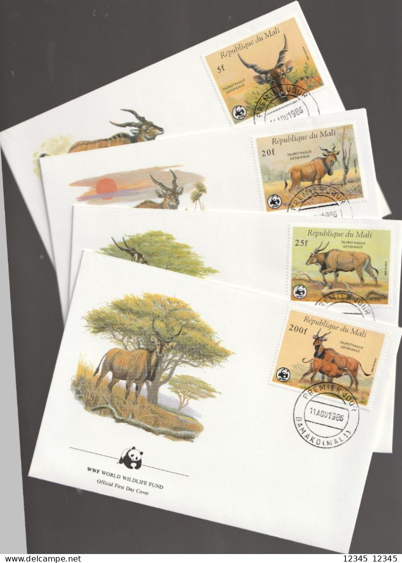 Mali 1986, FDC Unused, WWF - Mali (1959-...)