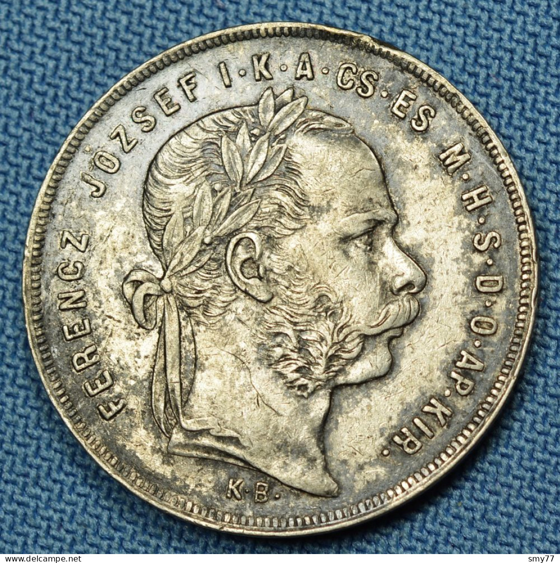 Hungary / Ungarn • 1 Forint 1879 • Very High Grade • Franz Joseph I • Silver 900‰ • Magyar • [24-408] - Hongrie