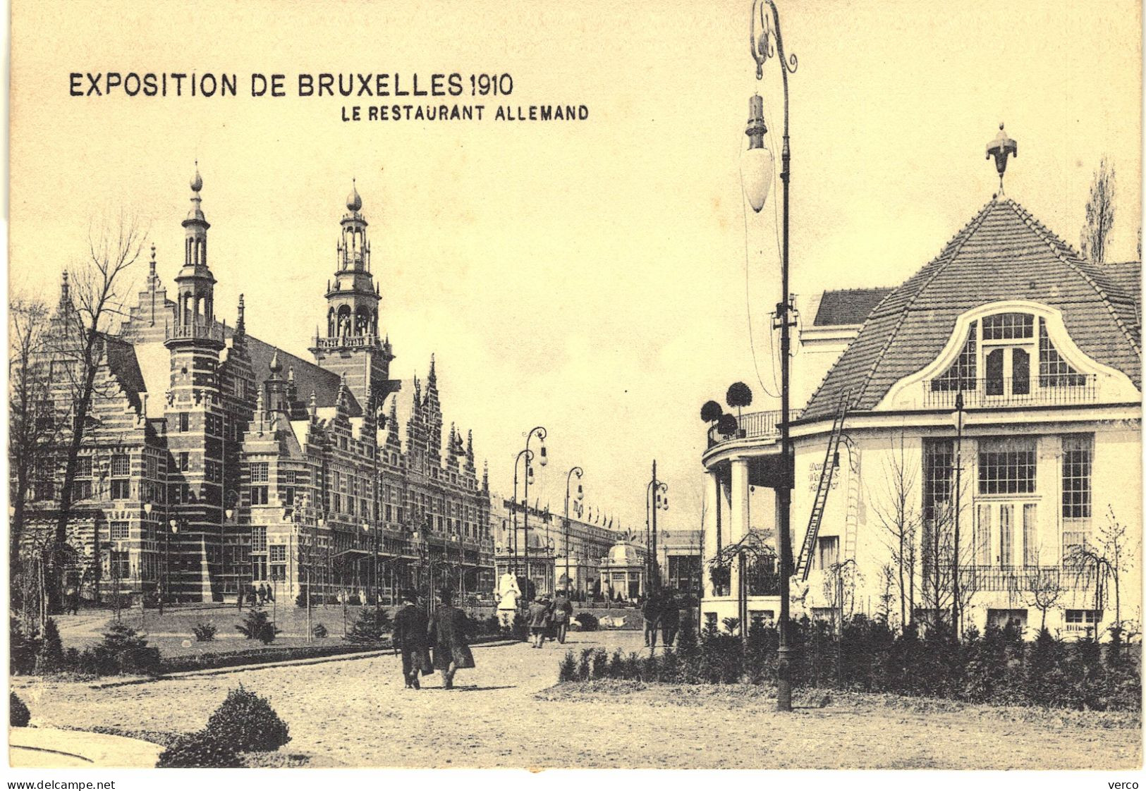 Carte POSTALE  Ancienne De BRUXELLES - Exposition Universelle De 1910 - Mostre Universali