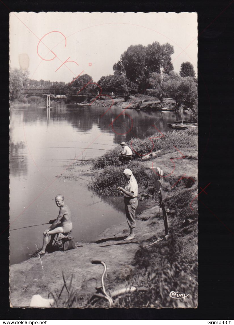 Chelles - La Pèche Sur Les Bords De La Marne - Fotokaart - Chelles