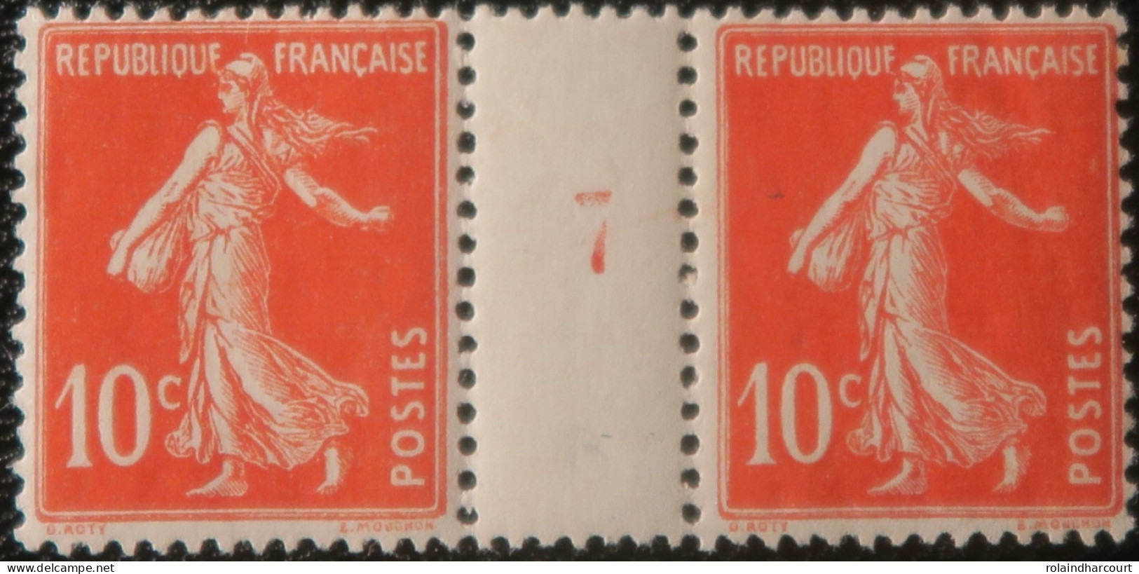 LP2943/48 - FRANCE - 1907 - TYPE SEMEUSE CAMEE - N°138 (millésime 7) TIMBRES NEUFS** - Millesimes