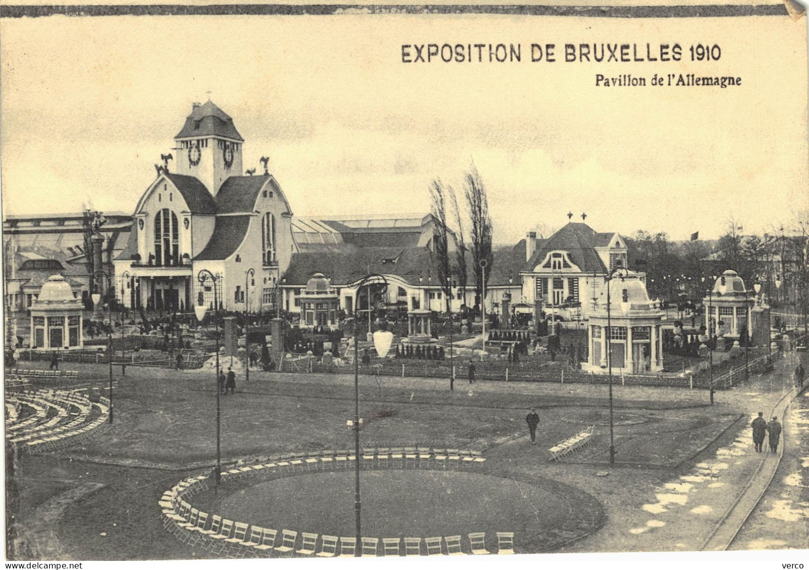 Carte POSTALE  Ancienne De BRUXELLES - Exposition Universelle De 1910 - Mostre Universali