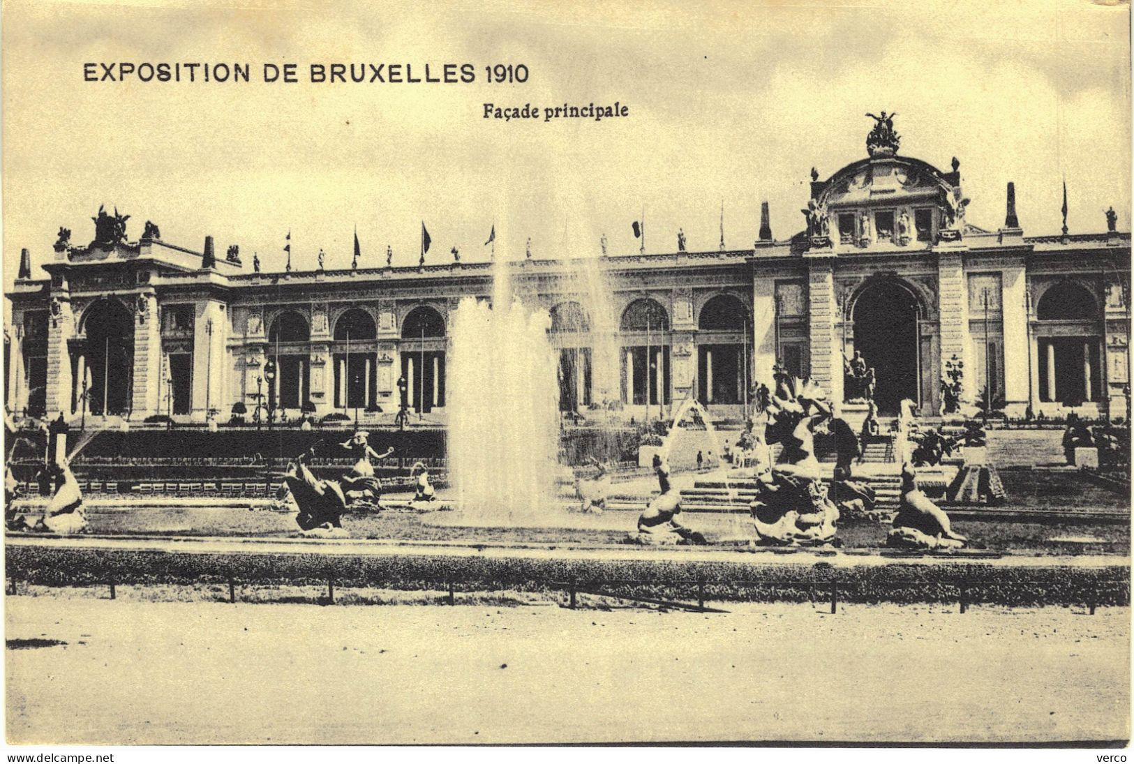 Carte POSTALE  Ancienne De BRUXELLES - Exposition Universelle De 1910 - Mostre Universali