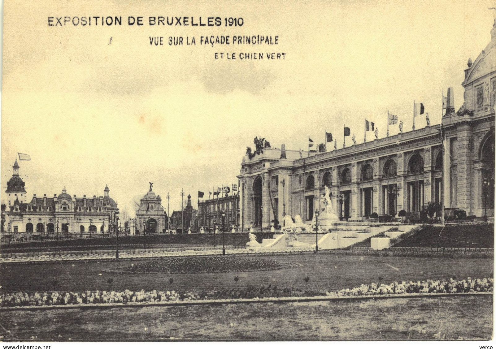 Carte POSTALE  Ancienne De BRUXELLES - Exposition Universelle De 1910 - Mostre Universali