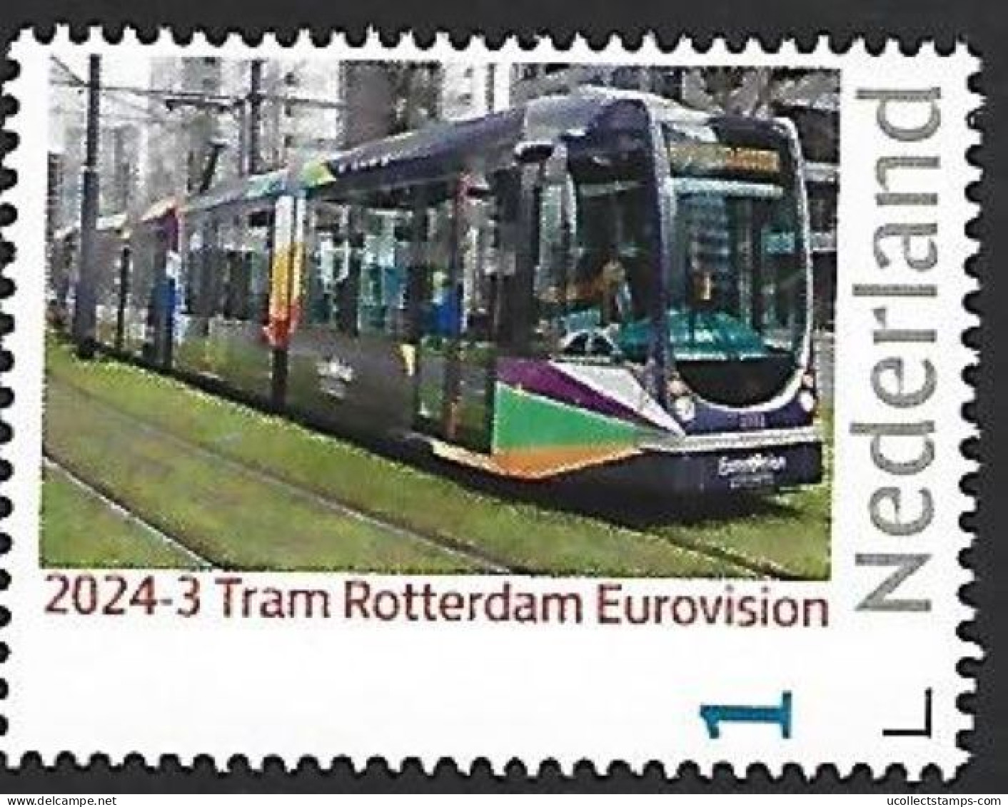 Nederland 2024-3  Tram  Rotterdam Eurovision Postfris/mnh/sans Charniere - Neufs