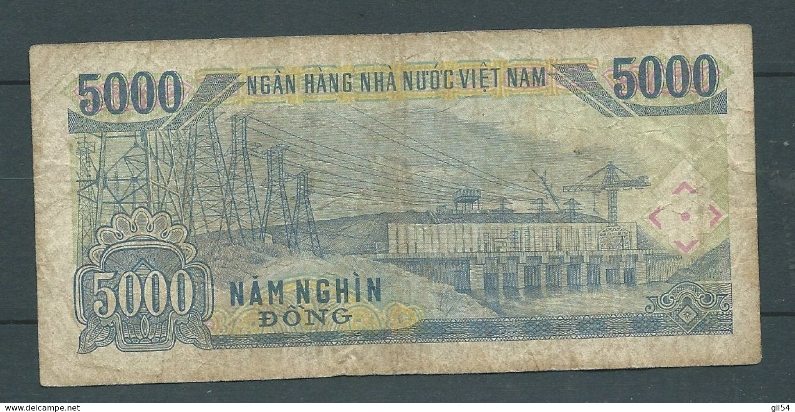 VIETNAM 5000 DONG 1991 - ET 8018704  - Laura 9324 - Viêt-Nam