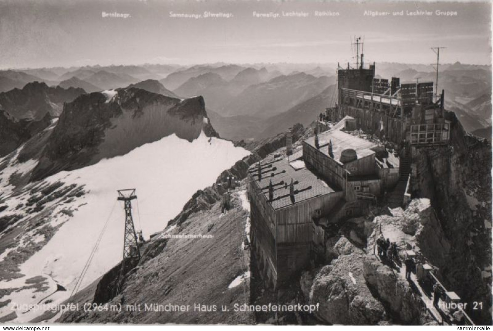 85726 - Zugspitze - Gipfel Mit Münchner Haus - 1957 - Zugspitze