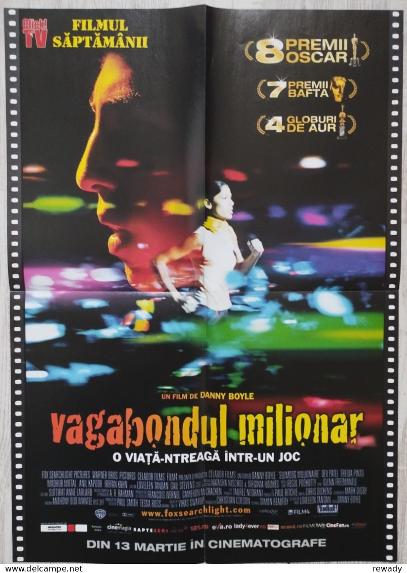 Tanara Sexi - Young Lady - Semi Nude - Slumdog Millionaire - Poster - Affiche (385x535 Mm) - Affiches & Posters