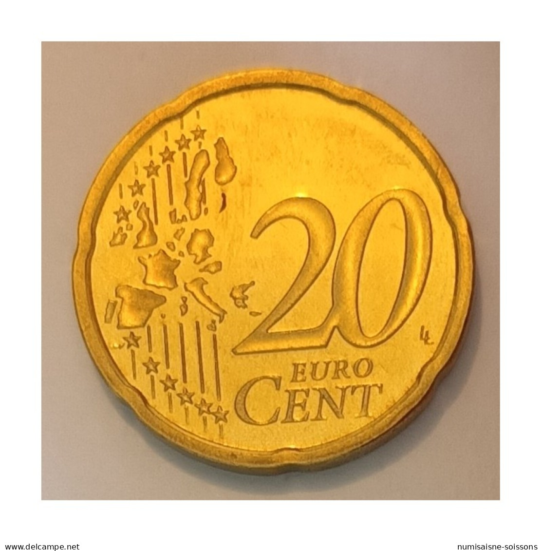 FRANCE - KM 1286 - 20 EURO CENT 2002 - SEMEUSE - BE - France