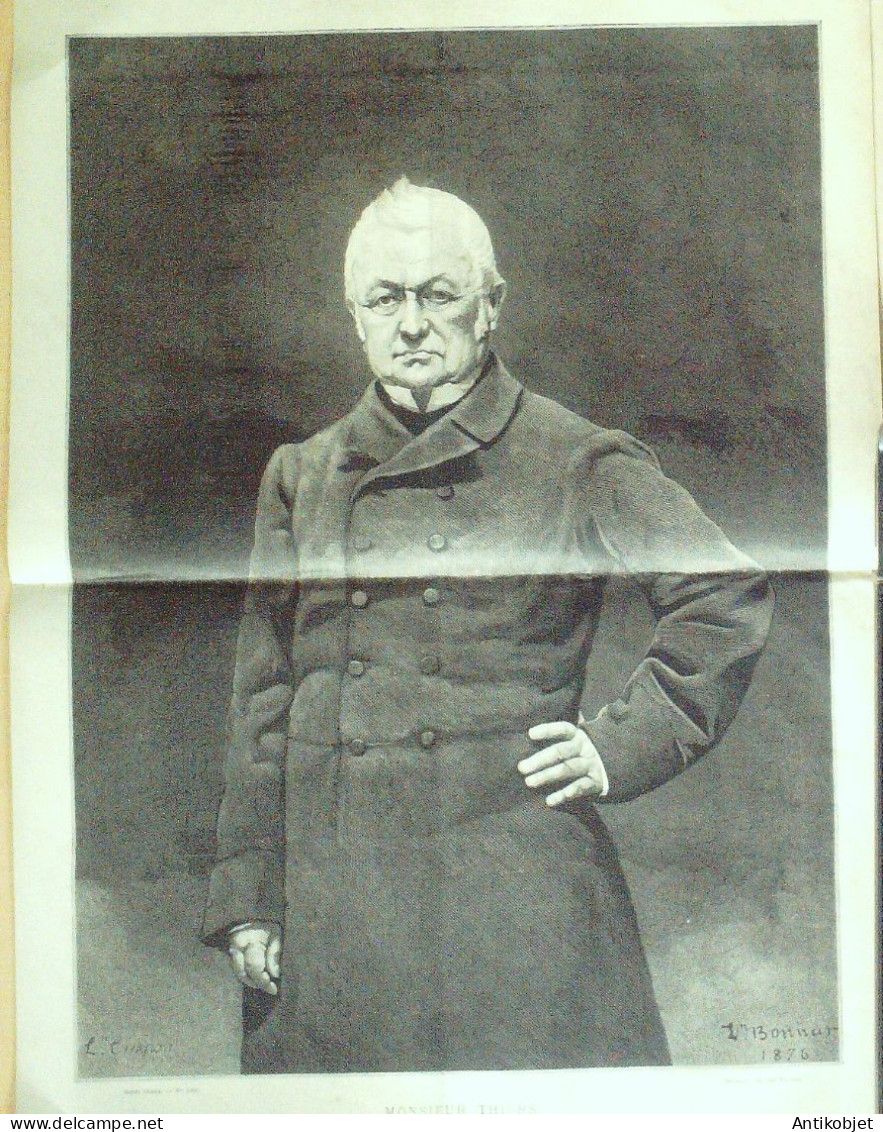 Le Monde Illustré 1877 N°1066 Belfort (90) Thiers - 1850 - 1899