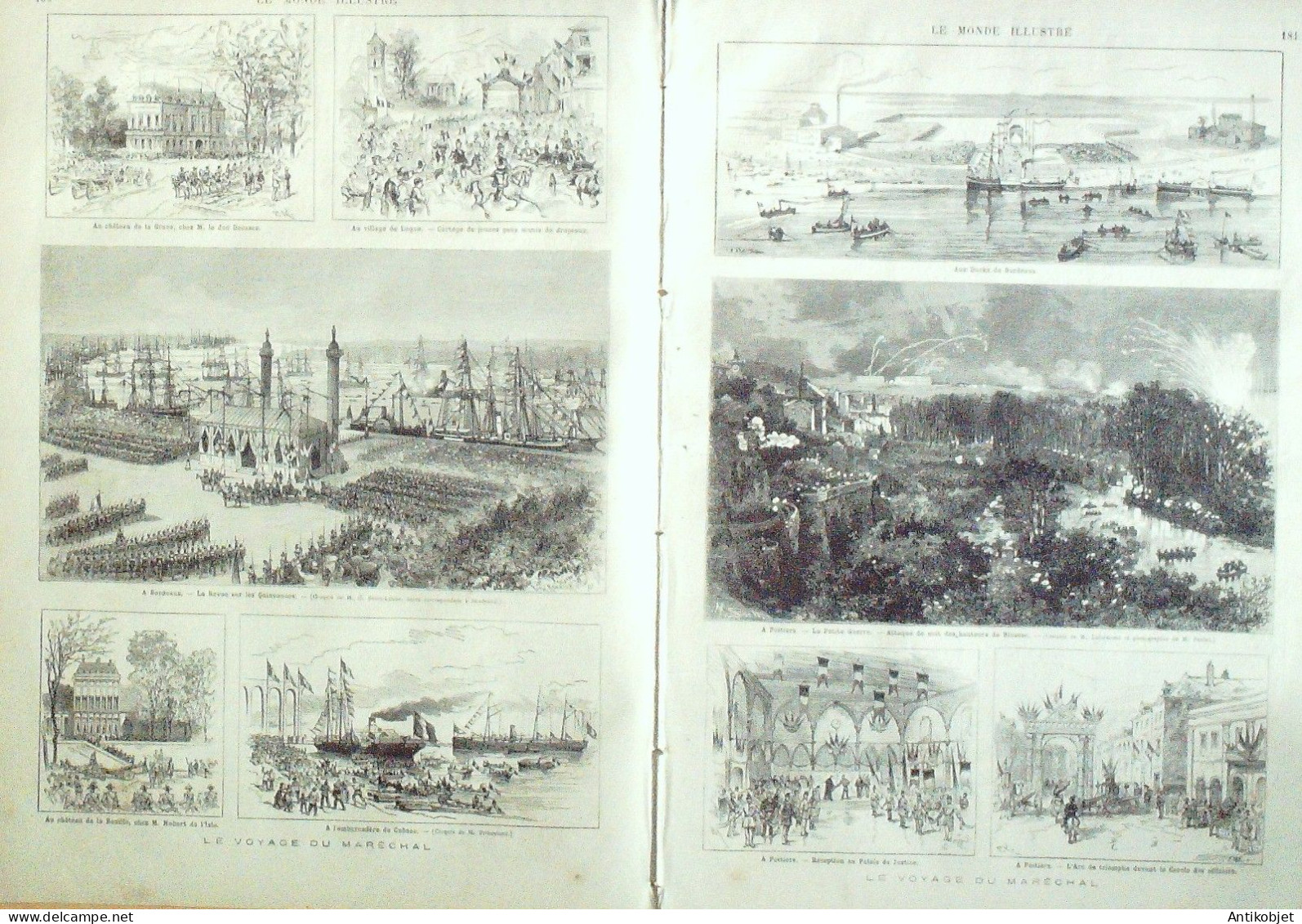 Le Monde illustré 1877 n°1066 Belfort (90) Thiers