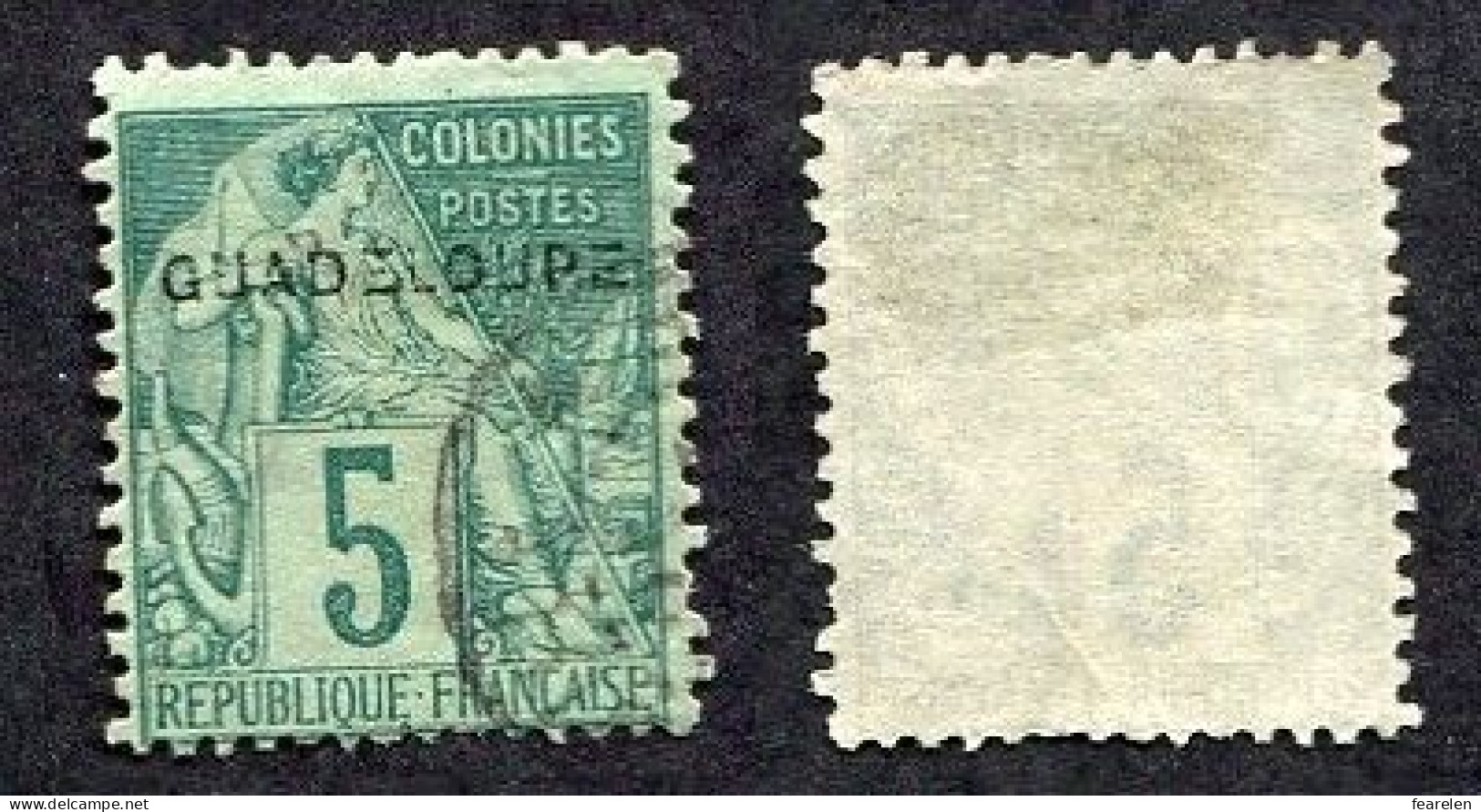 Colonie Française, Guadeloupe N°17 Oblitéré, Qualité TB - Used Stamps