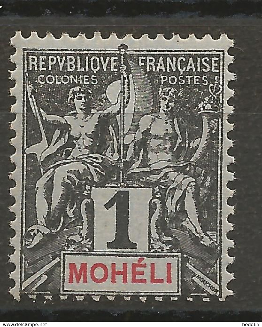 MOHELI N° 1 NEUF** LUXE SANS CHARNIERE / Hingeless / MNH - Ungebraucht