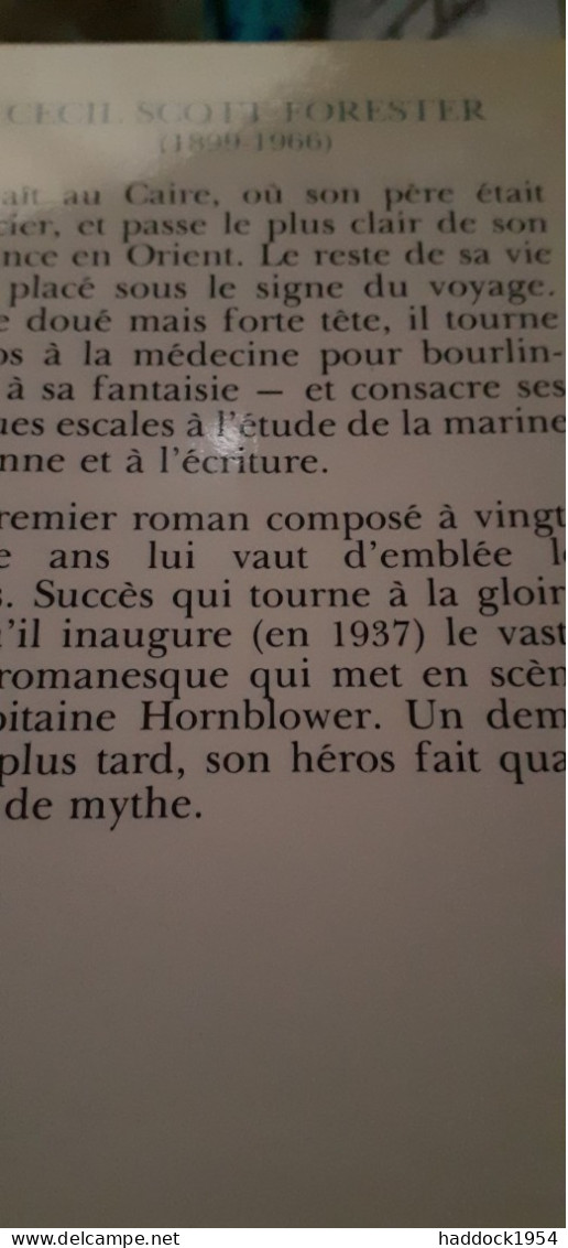 Le Seigneur De La Mer Capitaine Hornblower C.S. FORESTER Phebus 1990 - Aventure