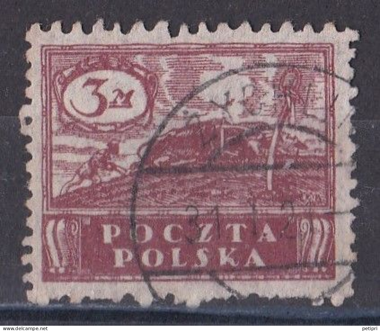 Pologne - République 1919  -  1939   Y & T N °  213  Oblitéré - Gebraucht