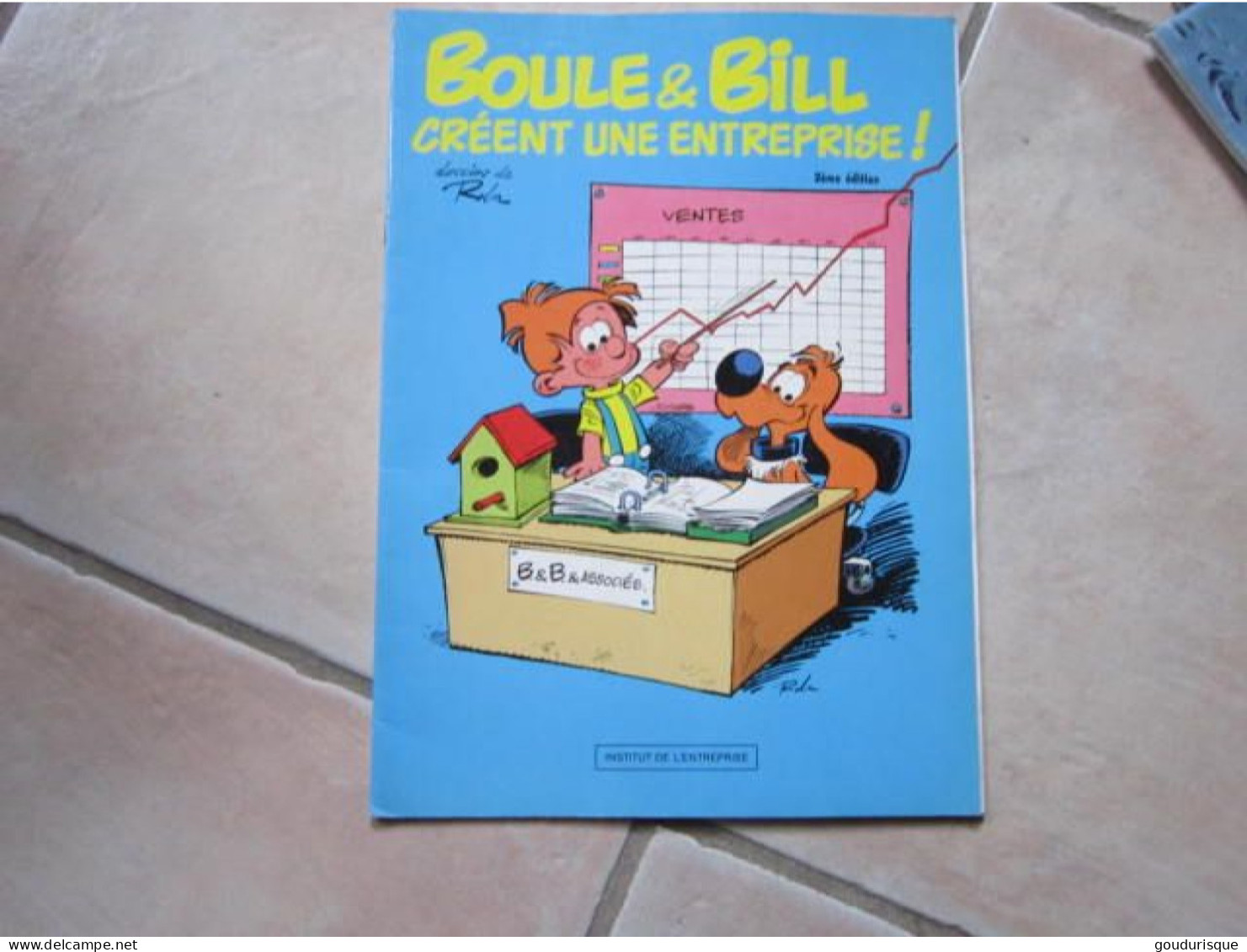 BOULE ET BILL CREENT UNE ENTREPRISE      ROBA PUBLICITAIRE SOUPLE - Boule Et Bill