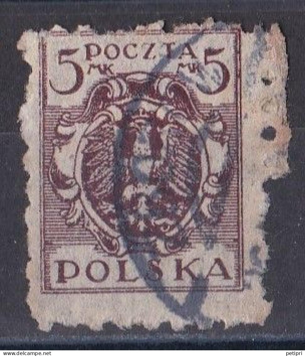 Pologne - République 1919  -  1939   Y & T N °  222  Oblitéré - Gebraucht